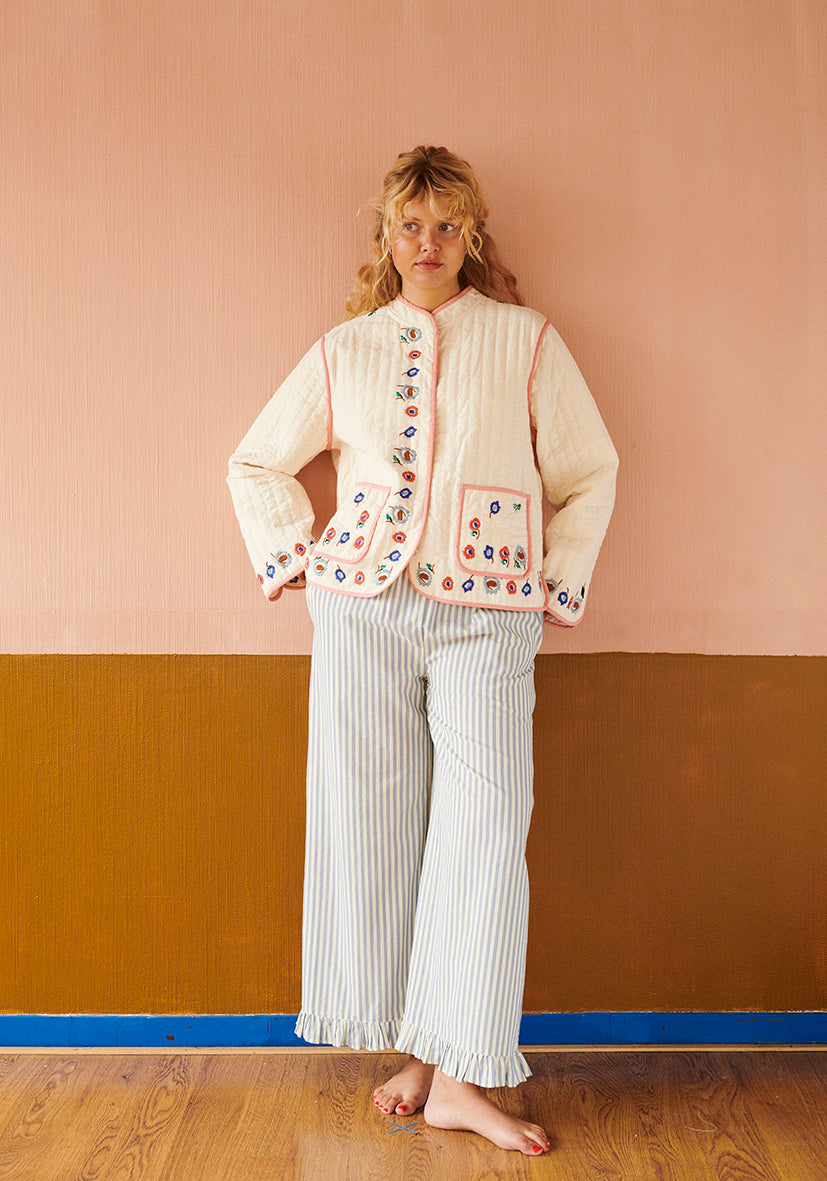 Flora jakke - Vanilla - Linneas Hage