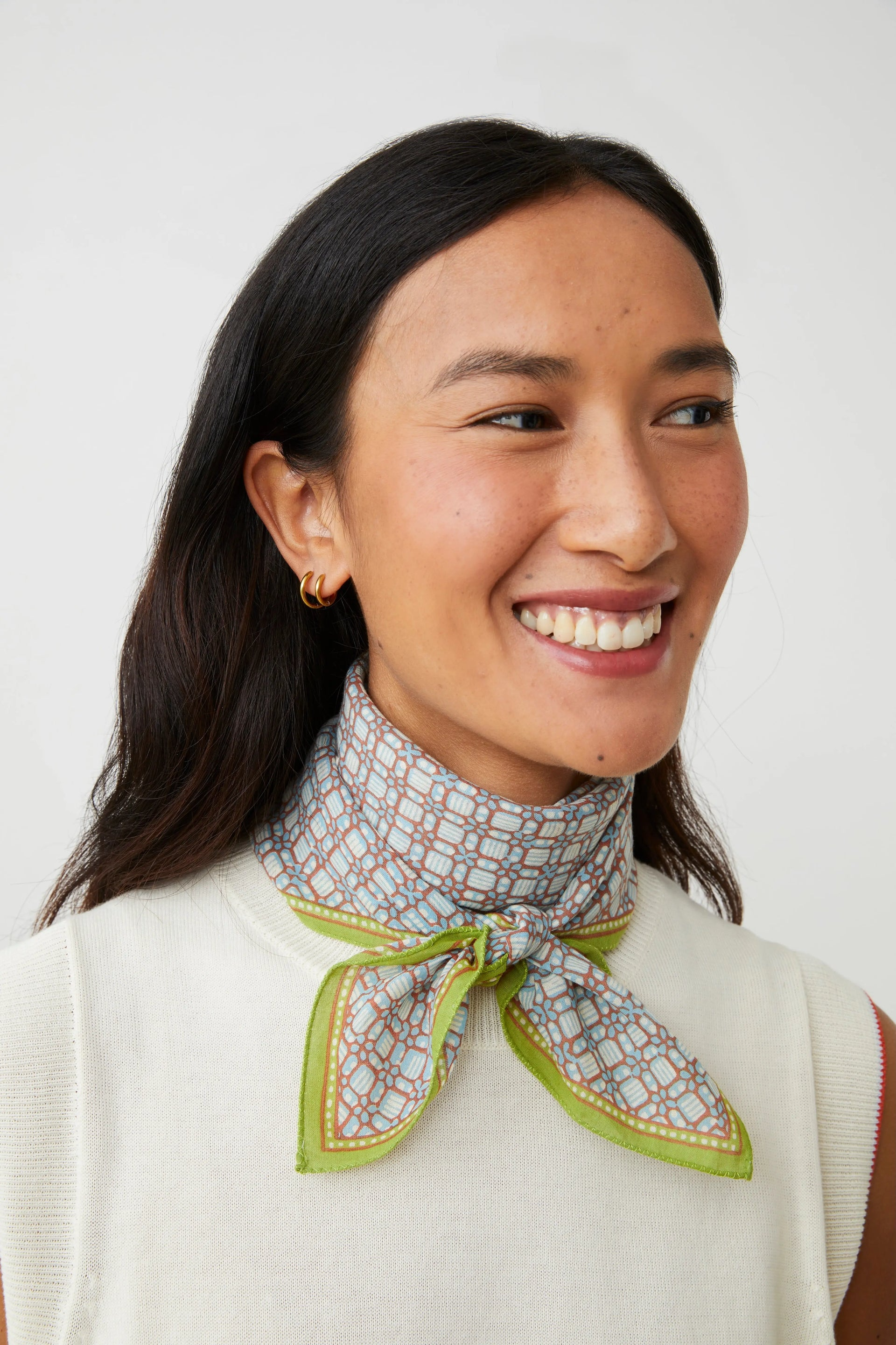 Colette Bomullskjerf - #816 - Agate