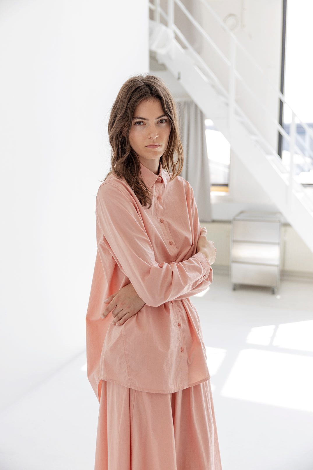 Skjorte - Hedine - Old Rose - Linneas Hage