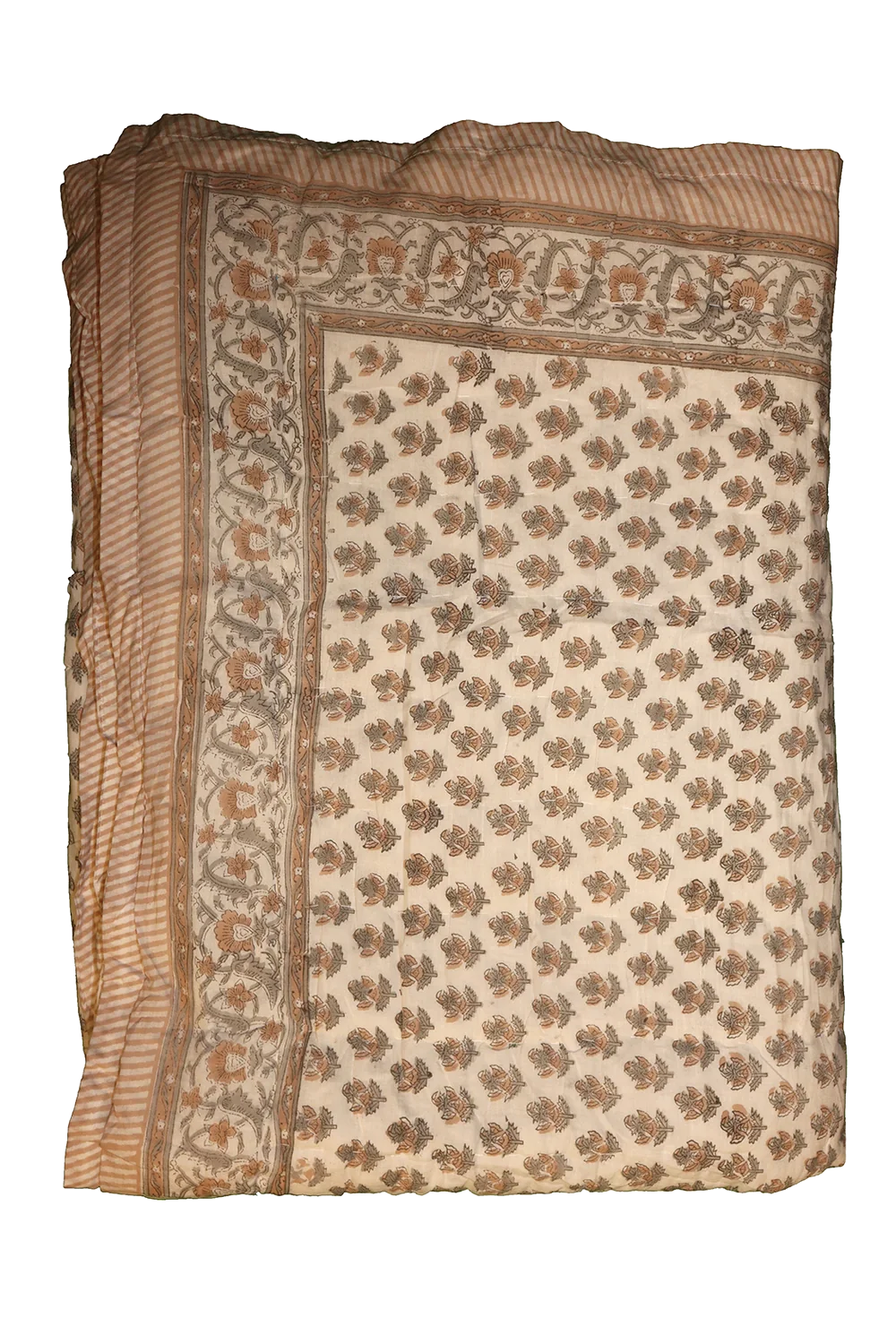 Vatteppe 150x220 - Grått/Beige