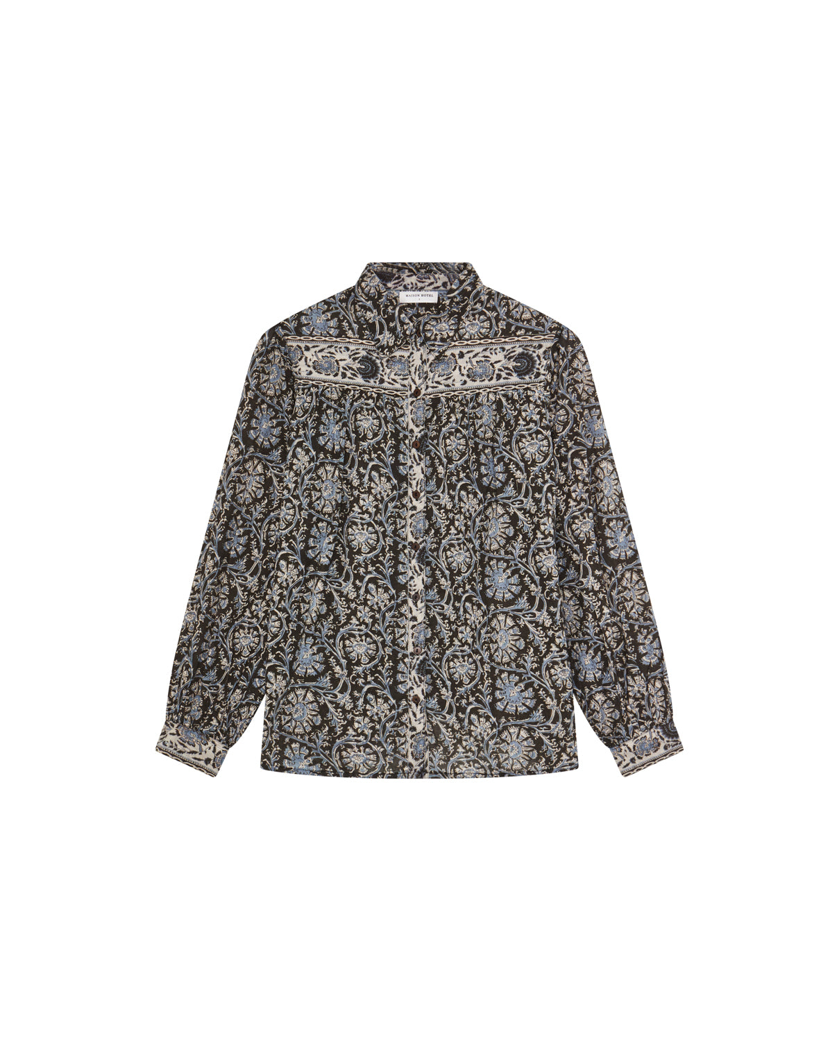 Amrit Skjorte - Madurai - Blue Orchid