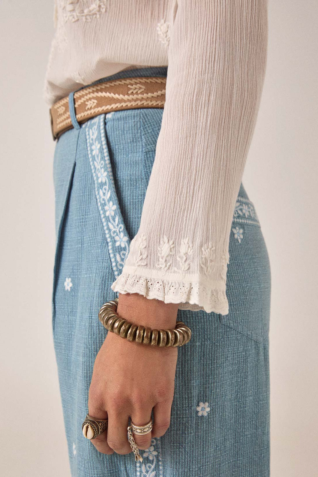 Gabriela Bluse - Bilbao - Offwhite - Linneas Hage