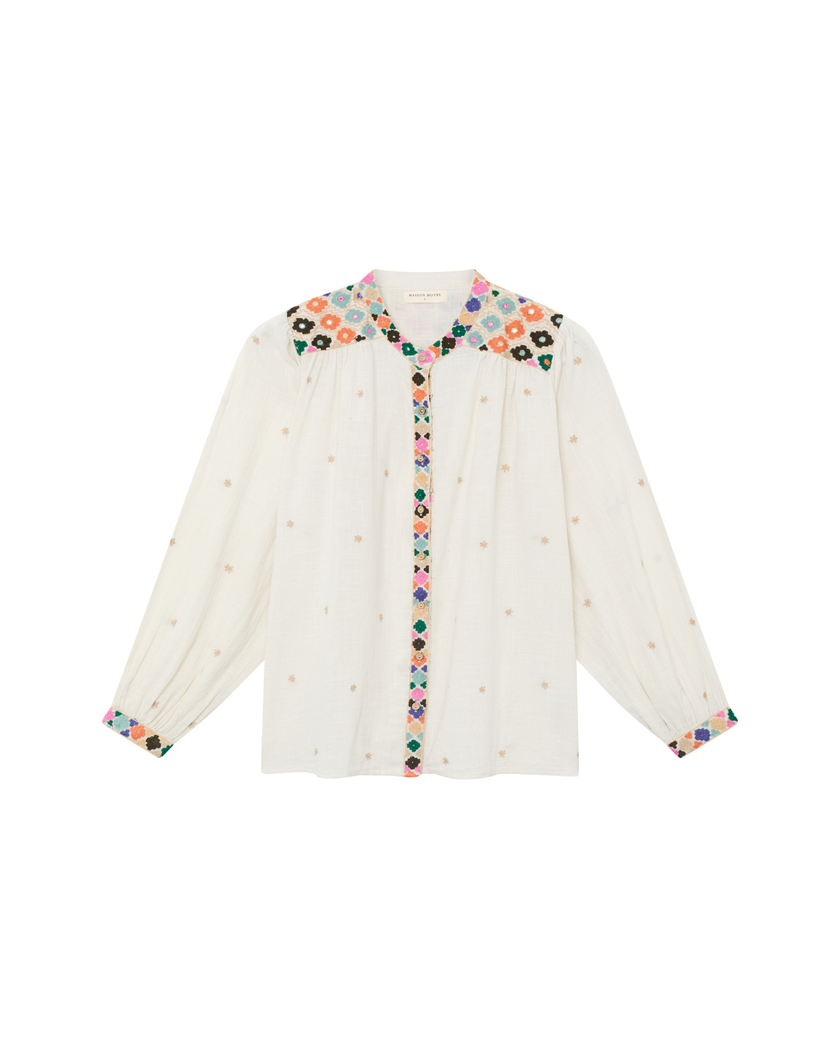 Cleo skjorte - Udaipur - Off White