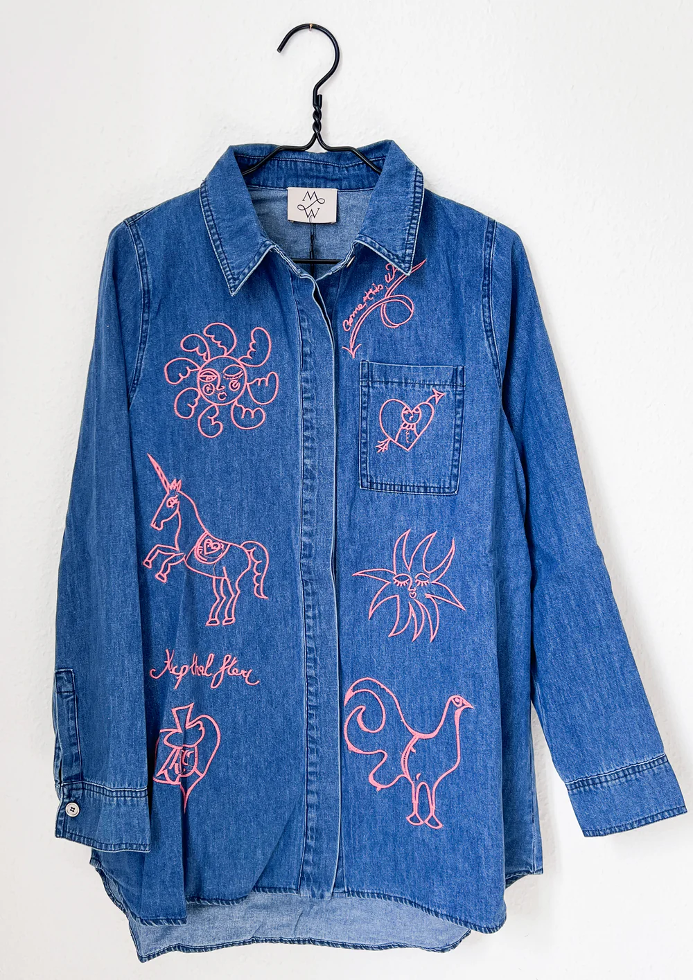 Cansa Storskjorte - Denim - Linneas Hage