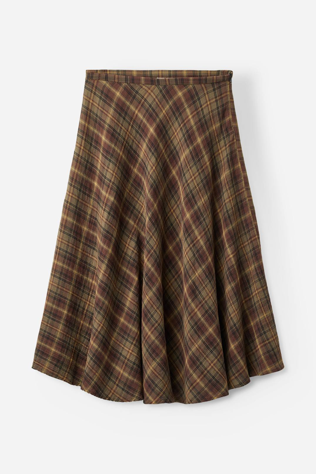 Mary Skjørt - Army Brown