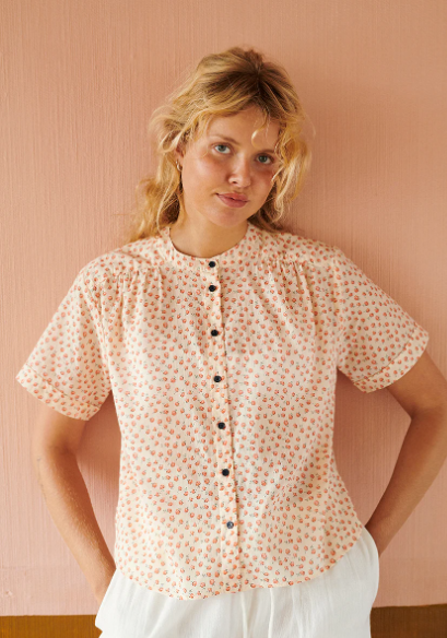 New Dawn Bluse - Berry - Linneas Hage