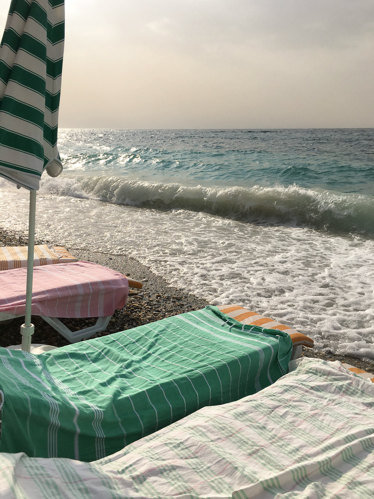 Hammamhåndkle XL - Jade/White - Linneas Hage