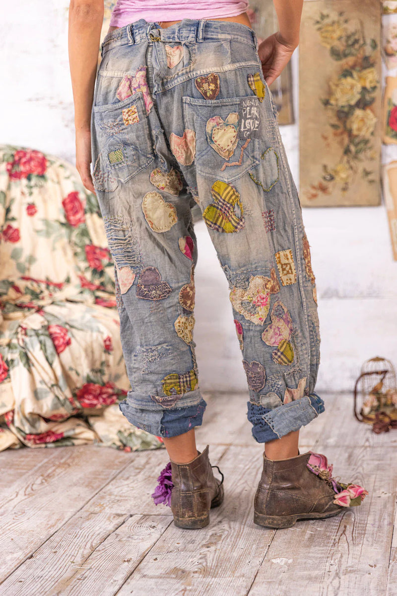 I Heart You Miner Denims - Washed Indigo