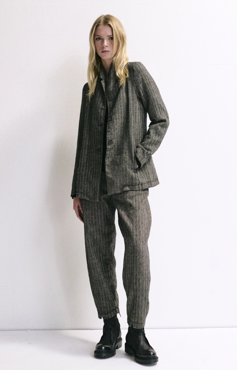 Dressjakke - Herringbone - Taupe