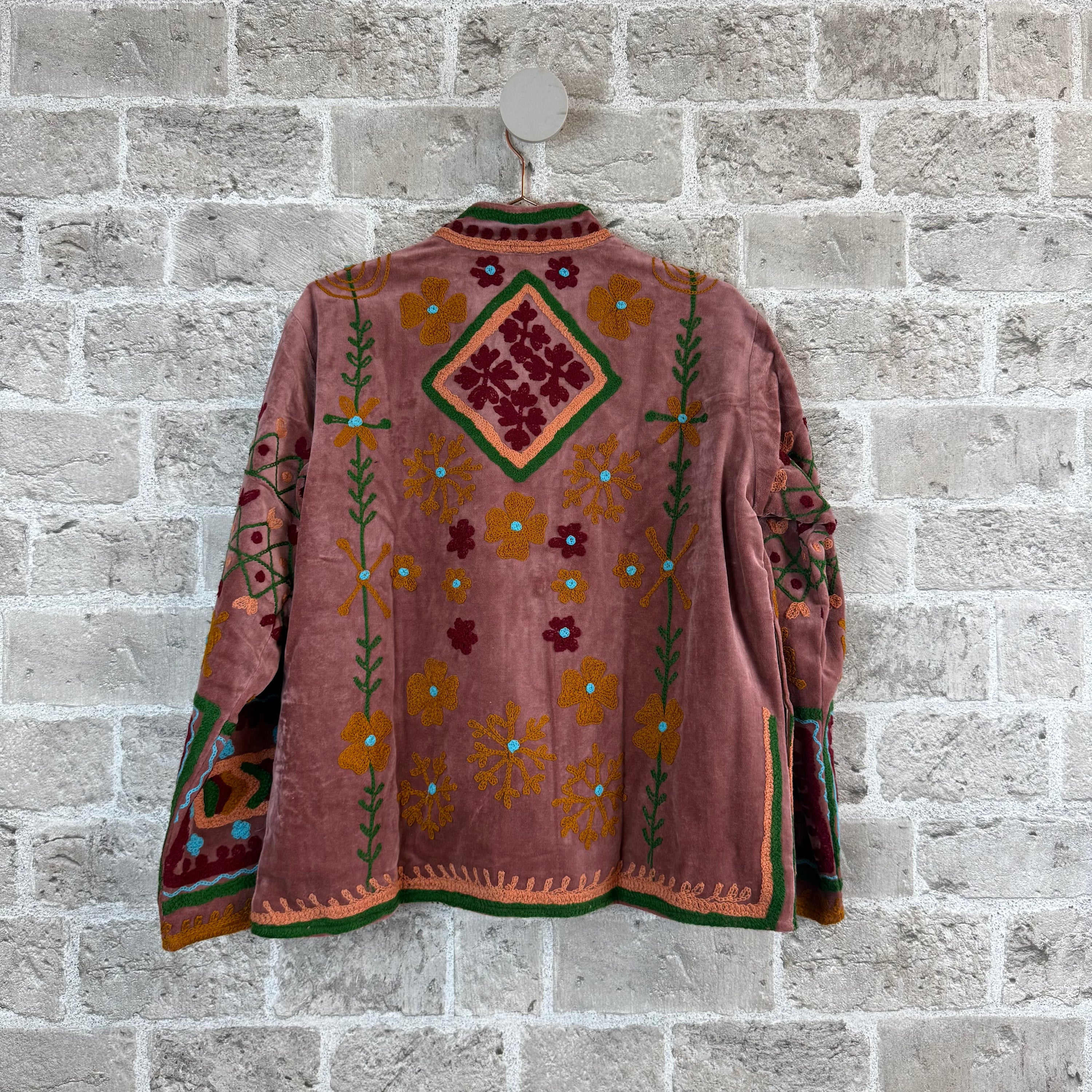 Brodert Velourjakke - Valo