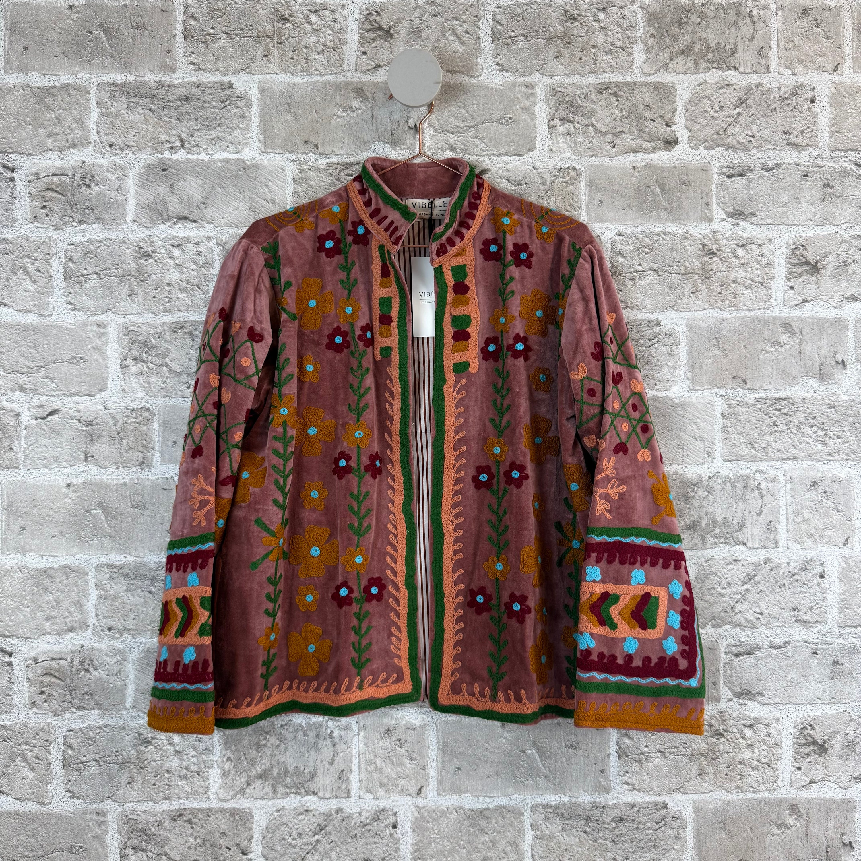 Brodert Velourjakke - Valo
