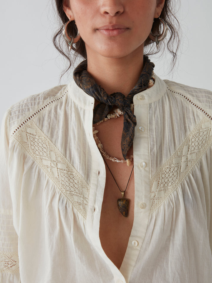 Agueda Blouse - Romance - Bone