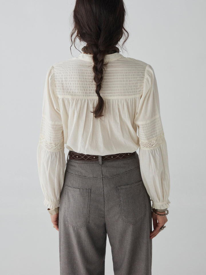 Agueda Blouse - Romance - Bone