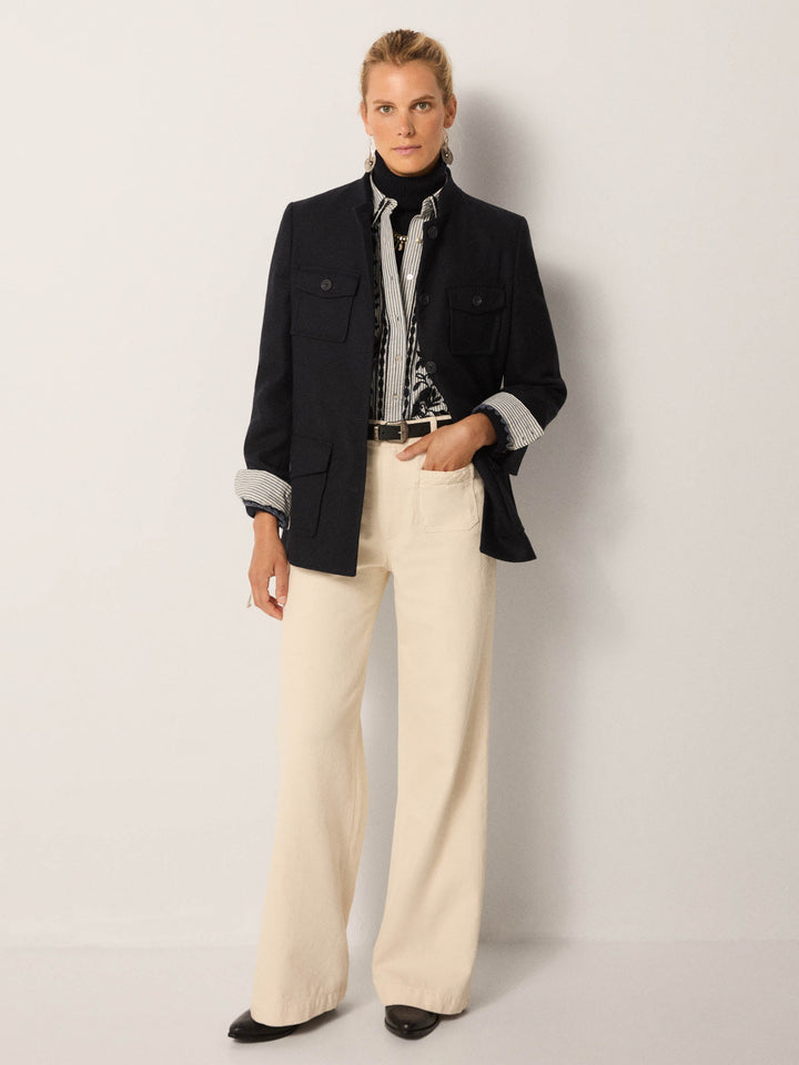 Amanda Skjorte - Laberynth - Azzurro