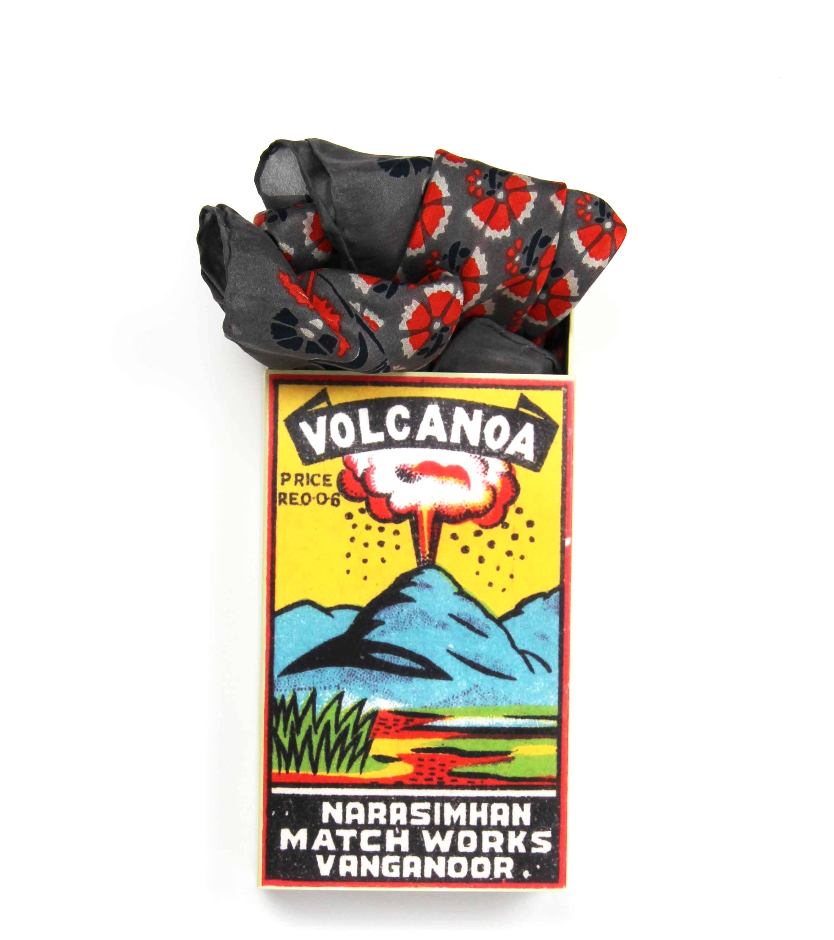 Mini silkeskjerf - Augustine - Orange