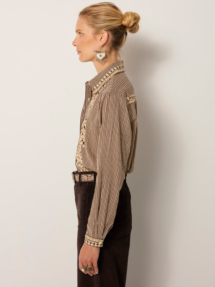 Bebo Skjorte - Cohiba - Tobacco