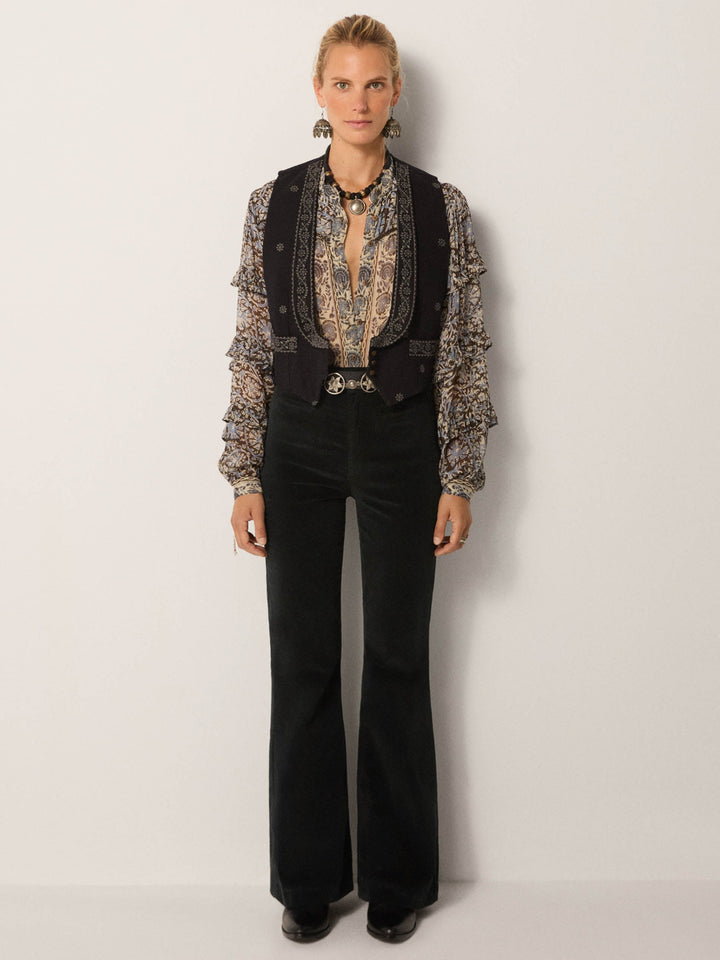 Camilla Bluse - Madurai - Blue Orchid