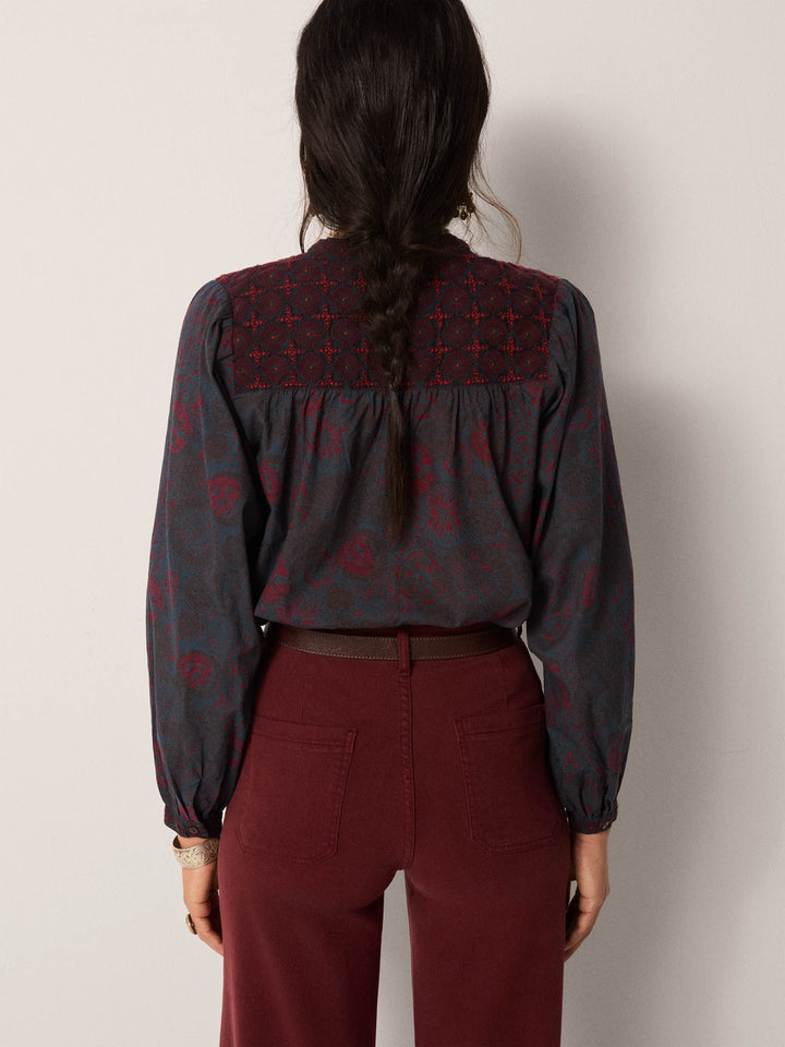 Charlotte Bluse - Medusa - Deep Blue