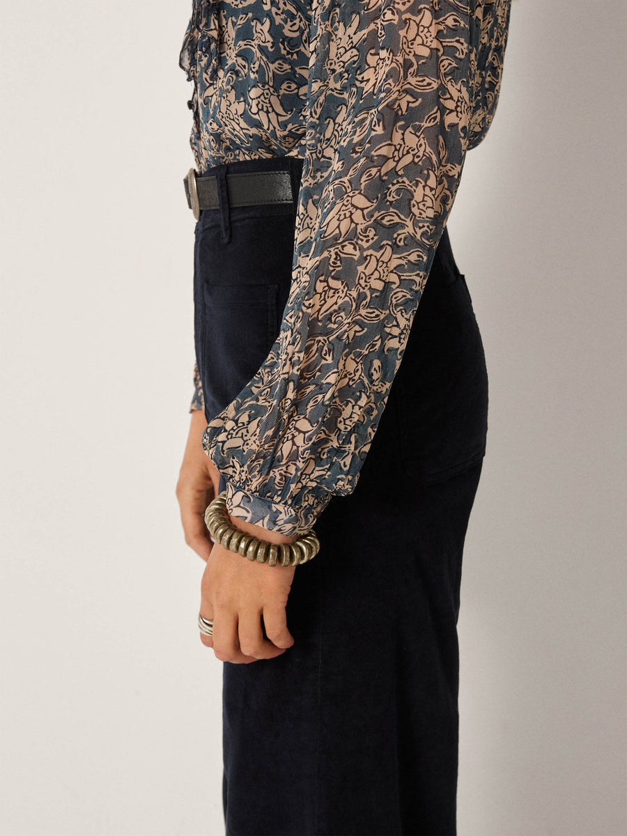 Corina Bluse - Blue Lion - Teal