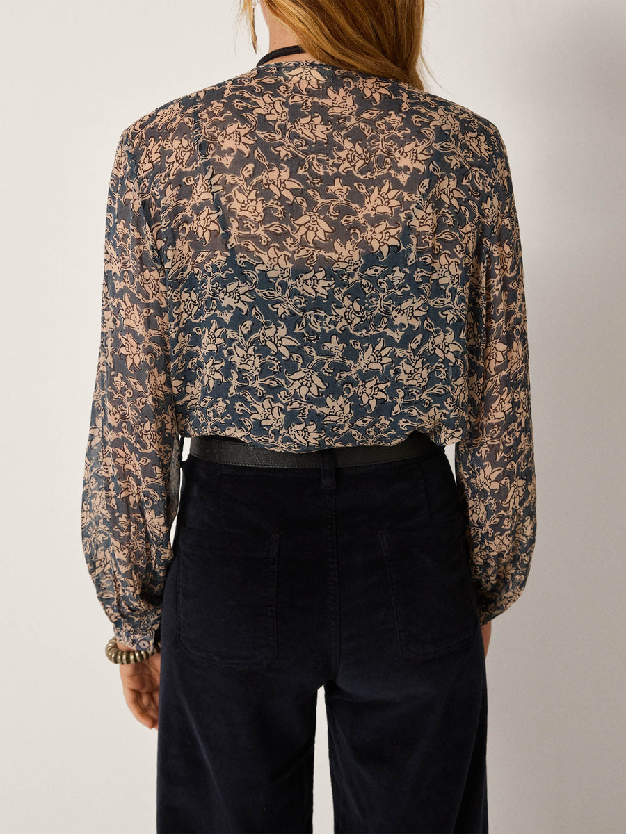 Corina Bluse - Blue Lion - Teal