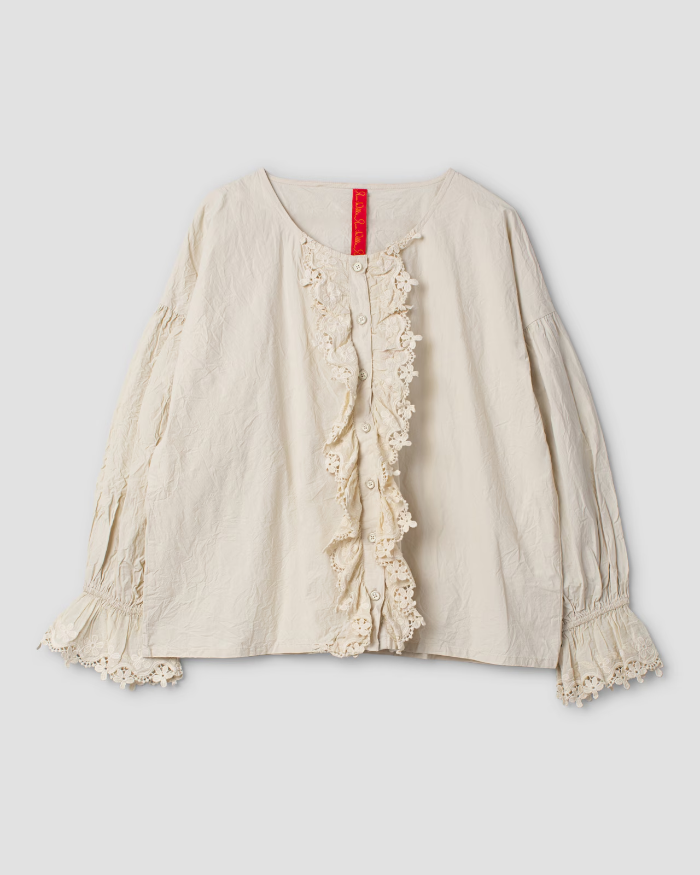 Dalia Bluse - Bone White