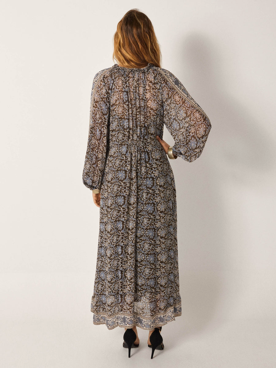 Gaia Kjole - Madurai - Blue Orchid