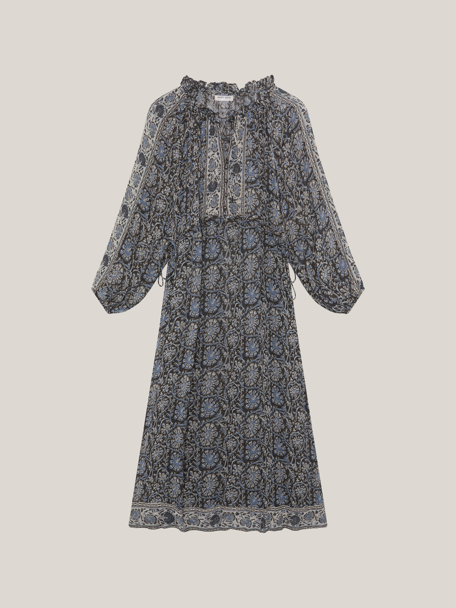 Gaia Kjole - Madurai - Blue Orchid