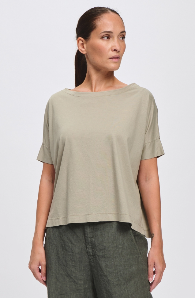 Kortermet topp - Chalk - Linneas Hage