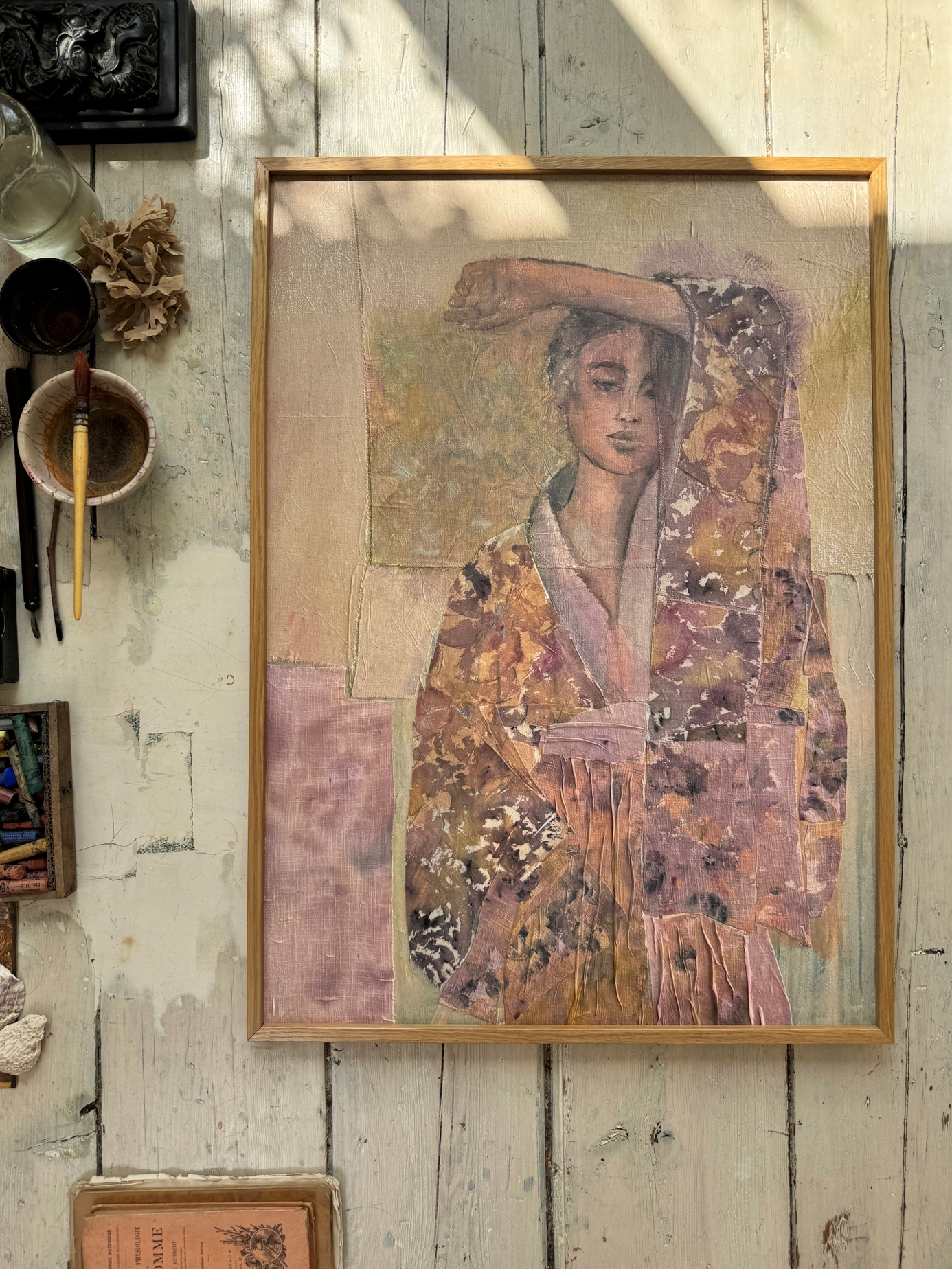 Trykk - Kimono Fleurs Sauvages - 30x40cm