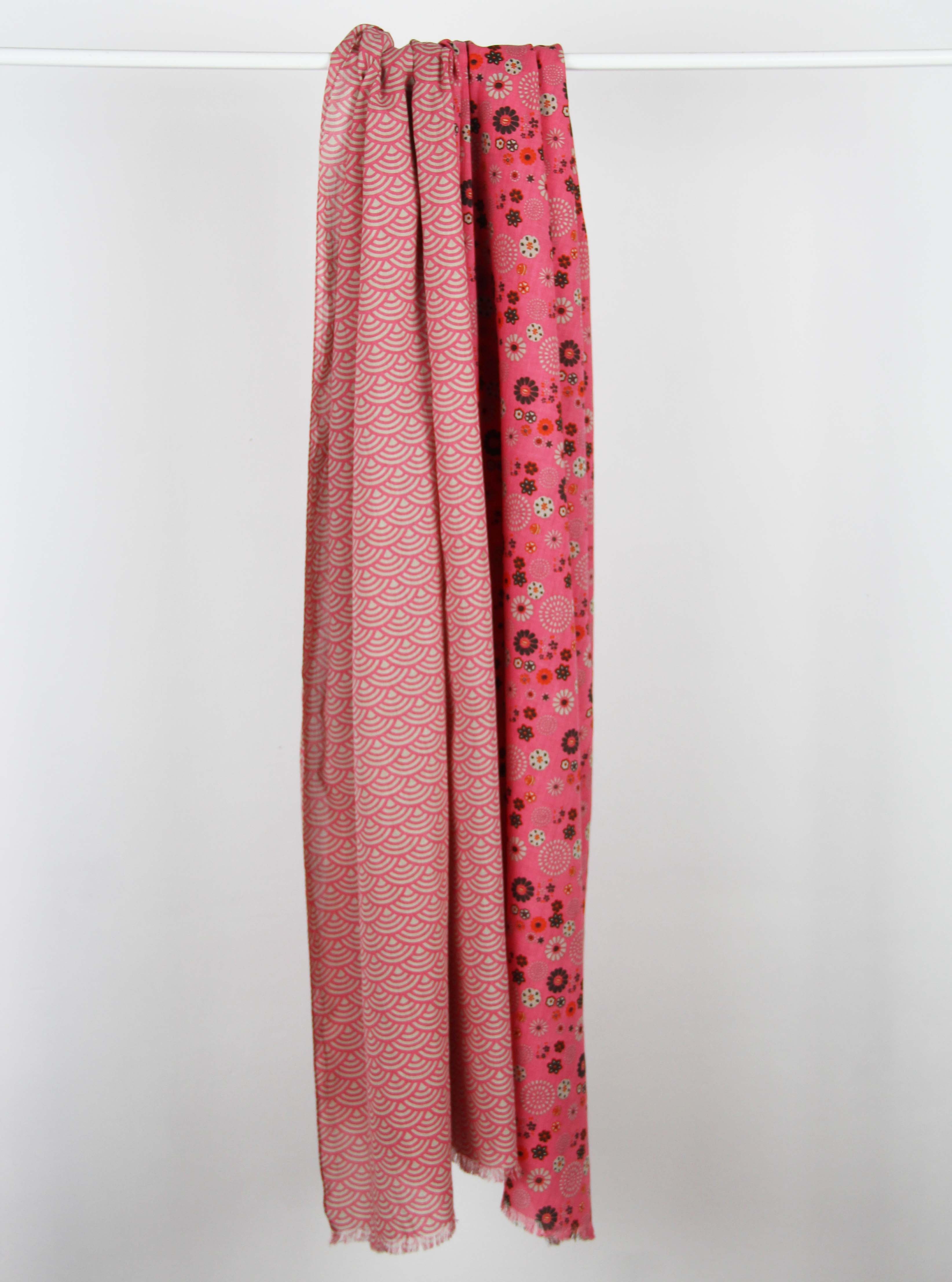 Stort Skjerf - Kohana - Rose - Linneas Hage