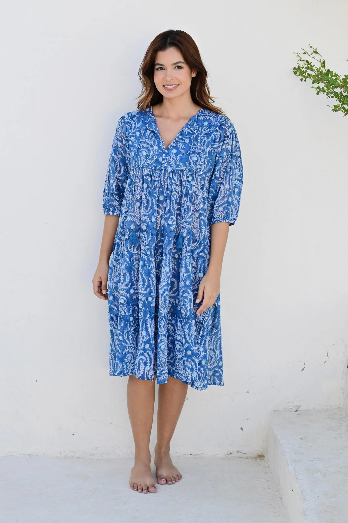 Bandol Smekkekjole - Blue