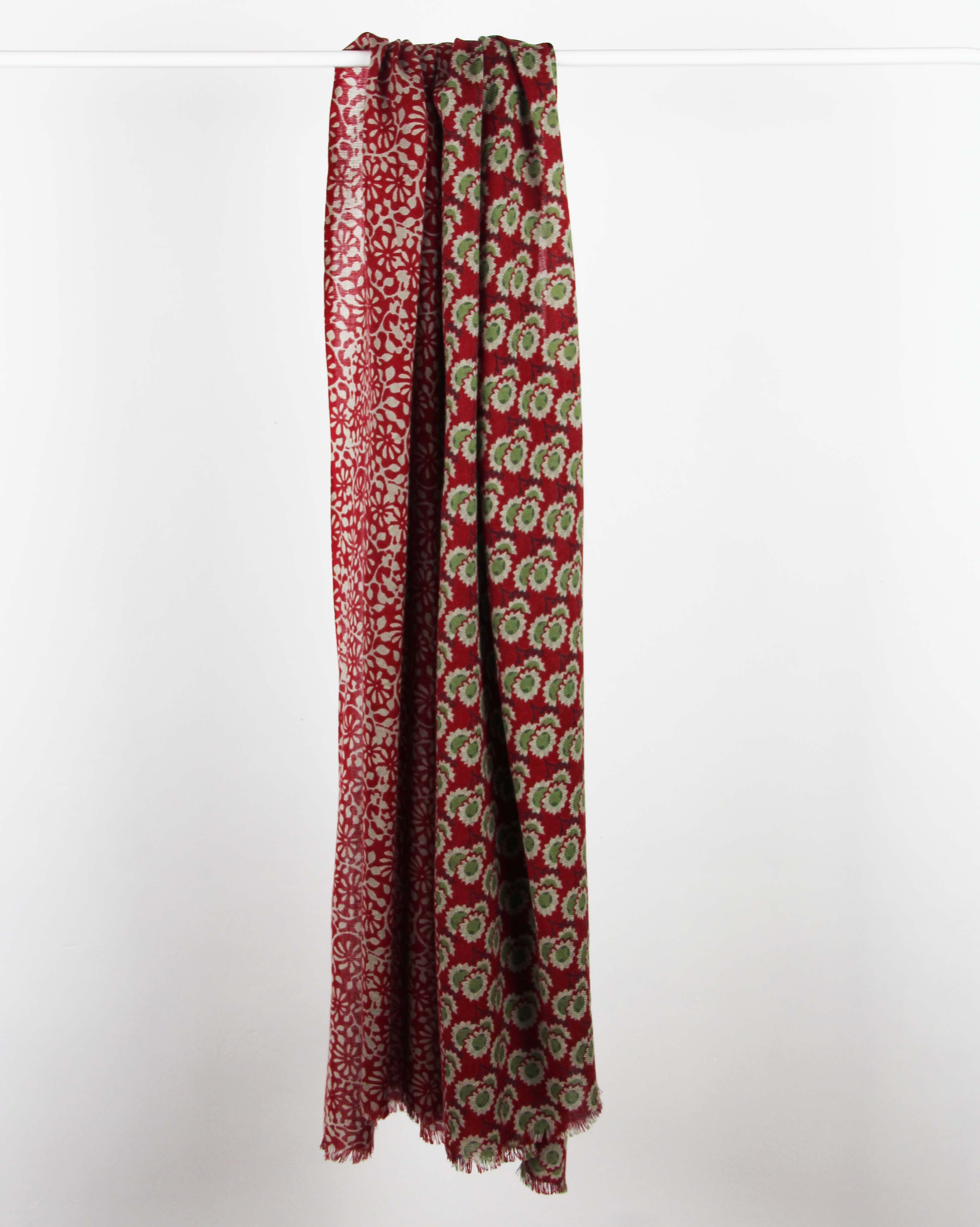 Ullskjerf  70x180 - Arles - Rouge