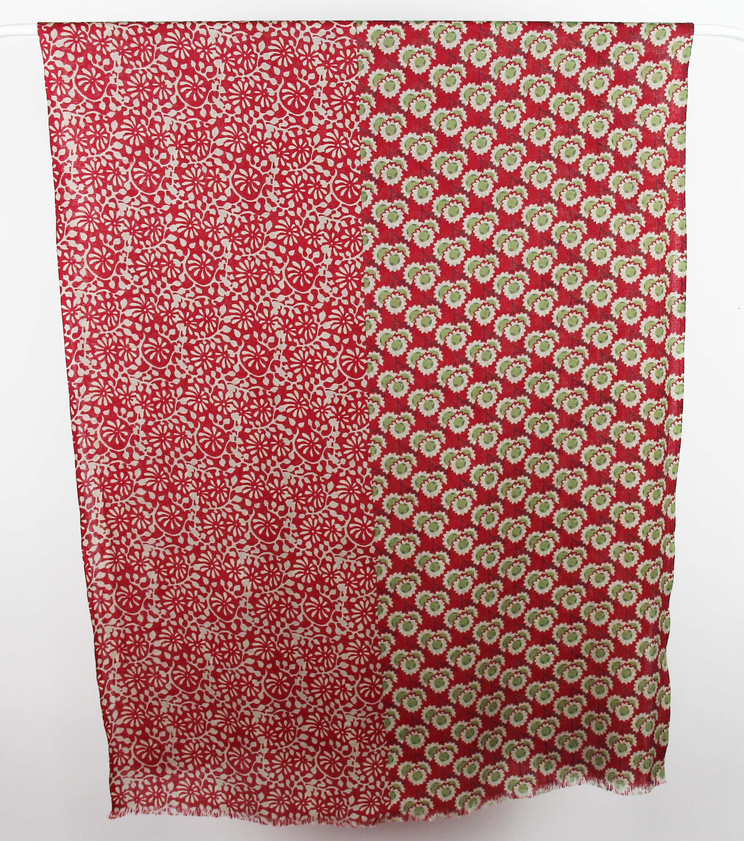Ullskjerf  70x180 - Arles - Rouge