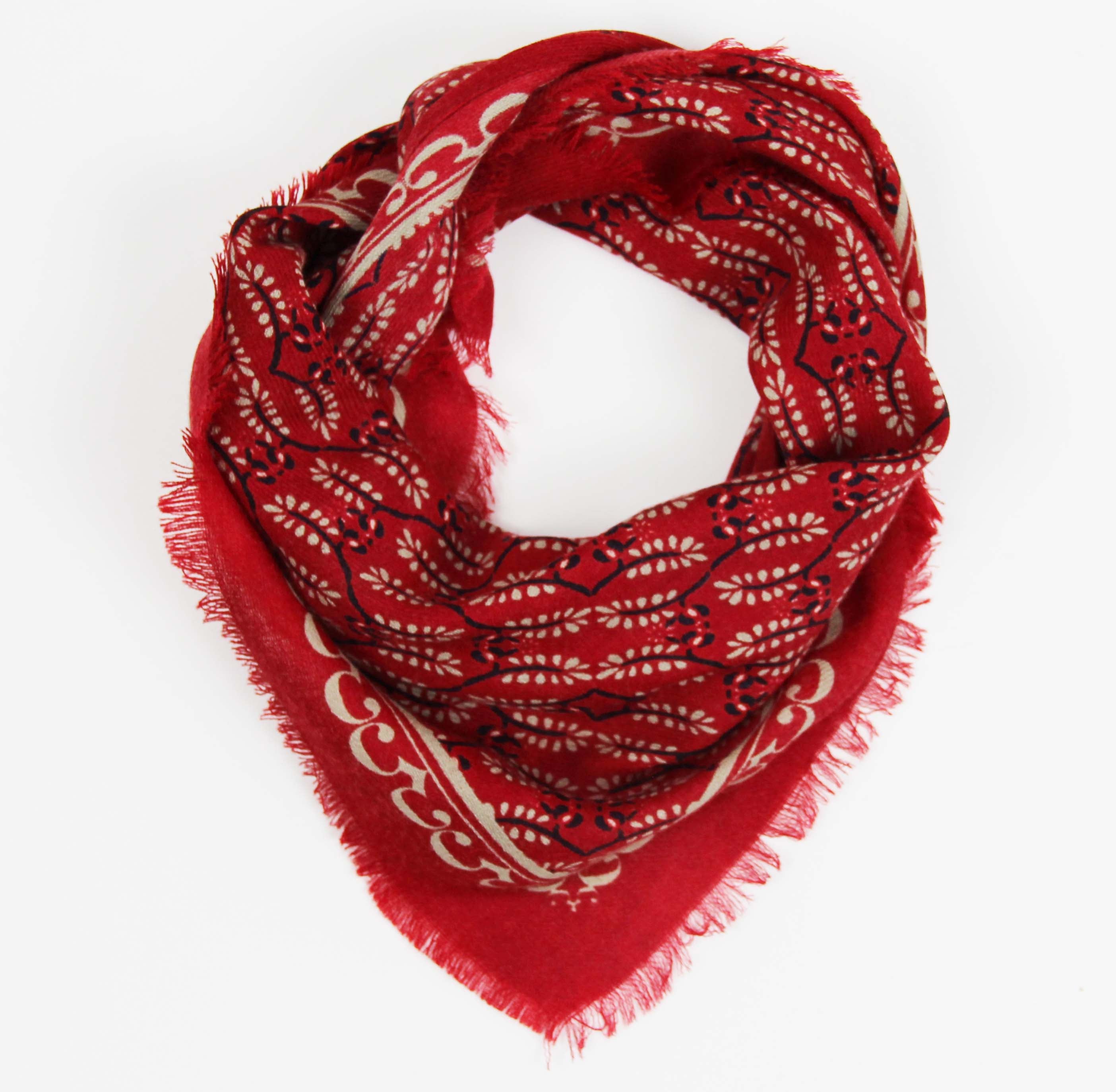 Trekantskjerf - Celeste - Rouge
