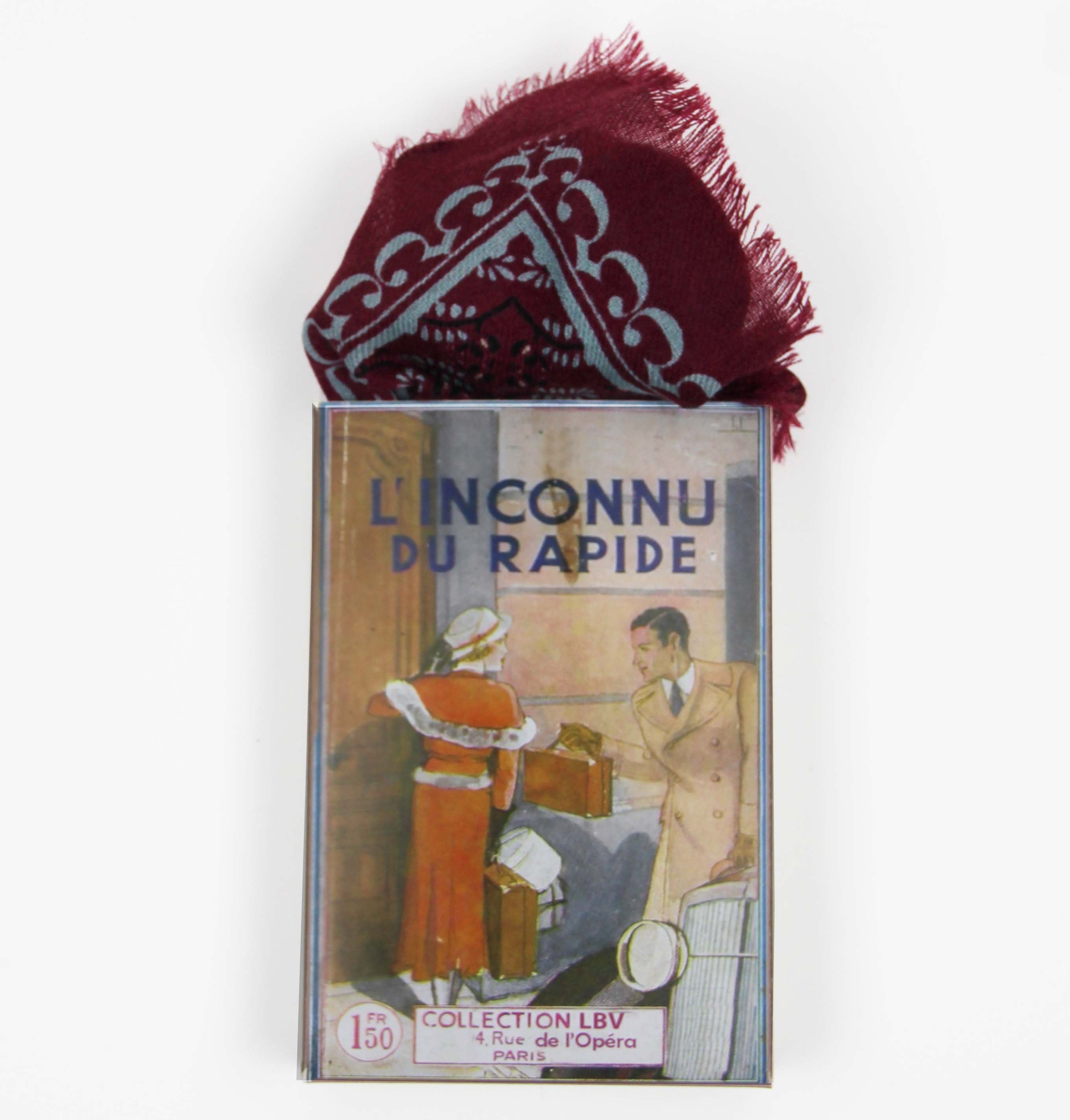 Trekantskjerf - Celeste - Bordeaux