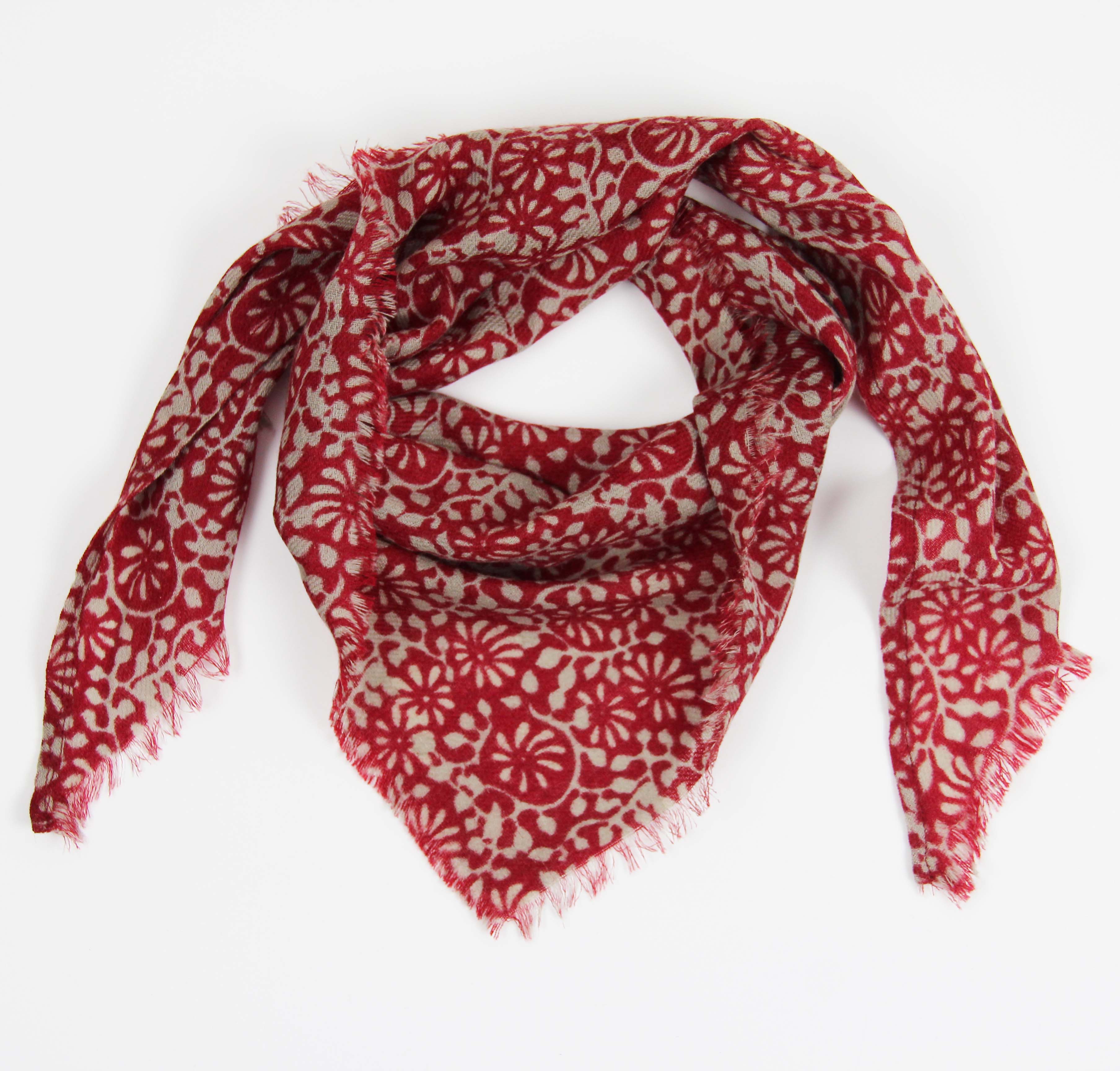 Trekantskjerf - Suzanne - Rouge