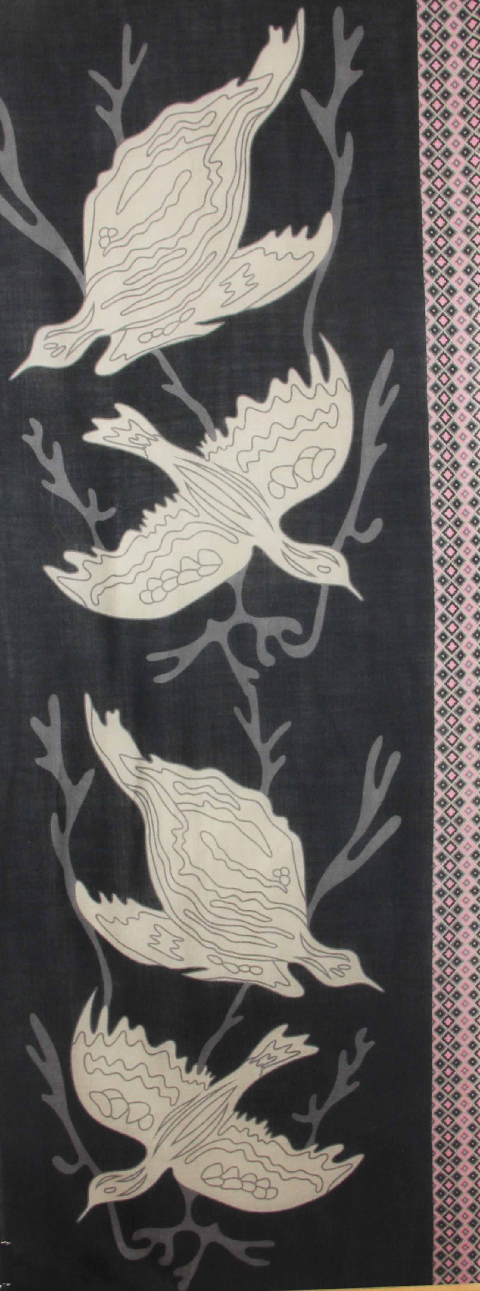 Ullskjerf  70x180 - Grues - Black