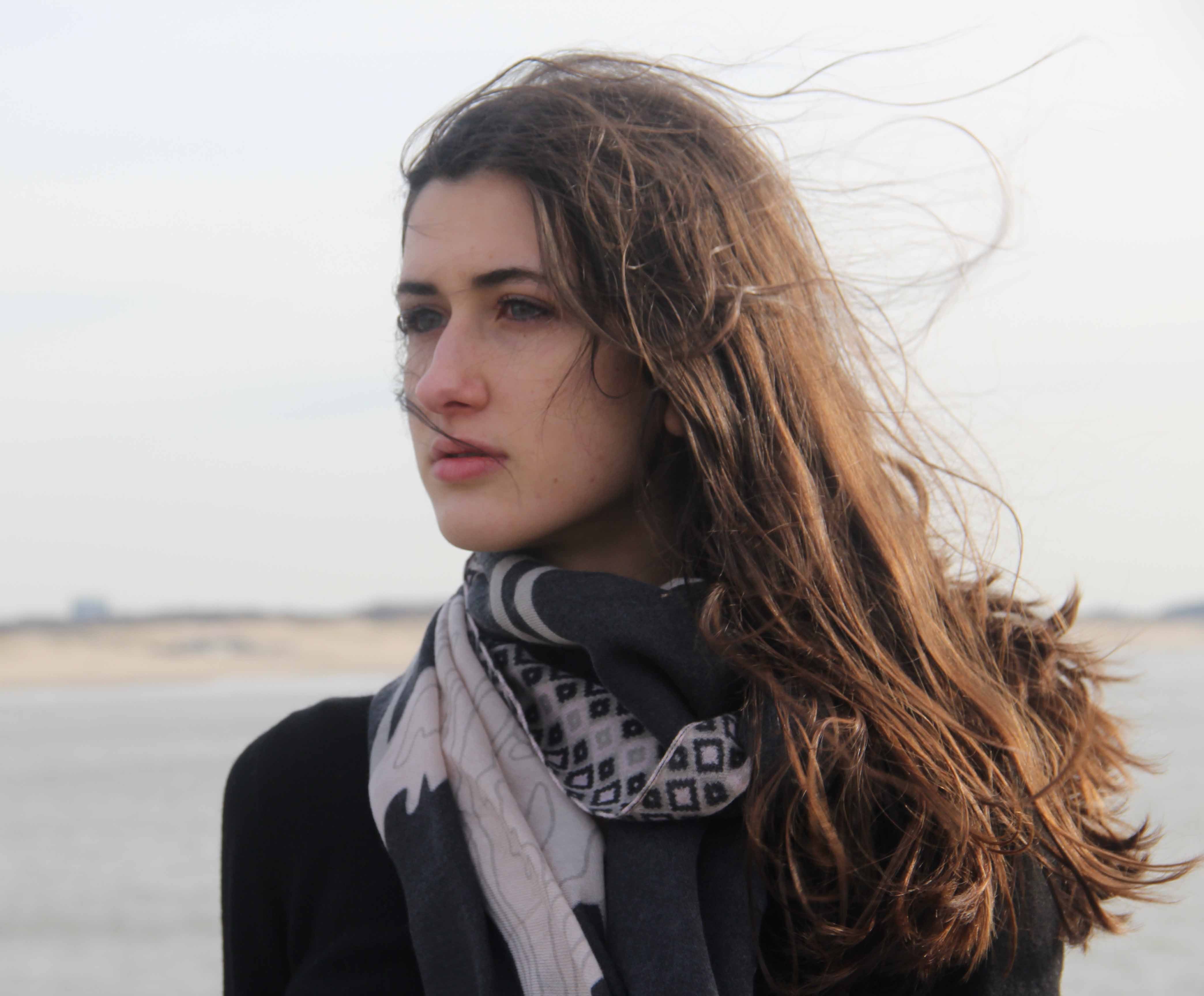 Ullskjerf  70x180 - Grues - Black