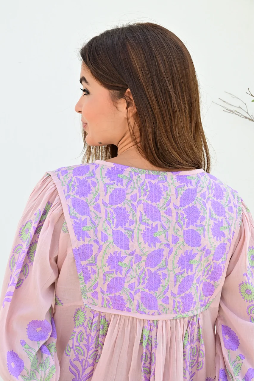 Antibes Legglang Smekkekjole - Powder Pink - Linneas Hage