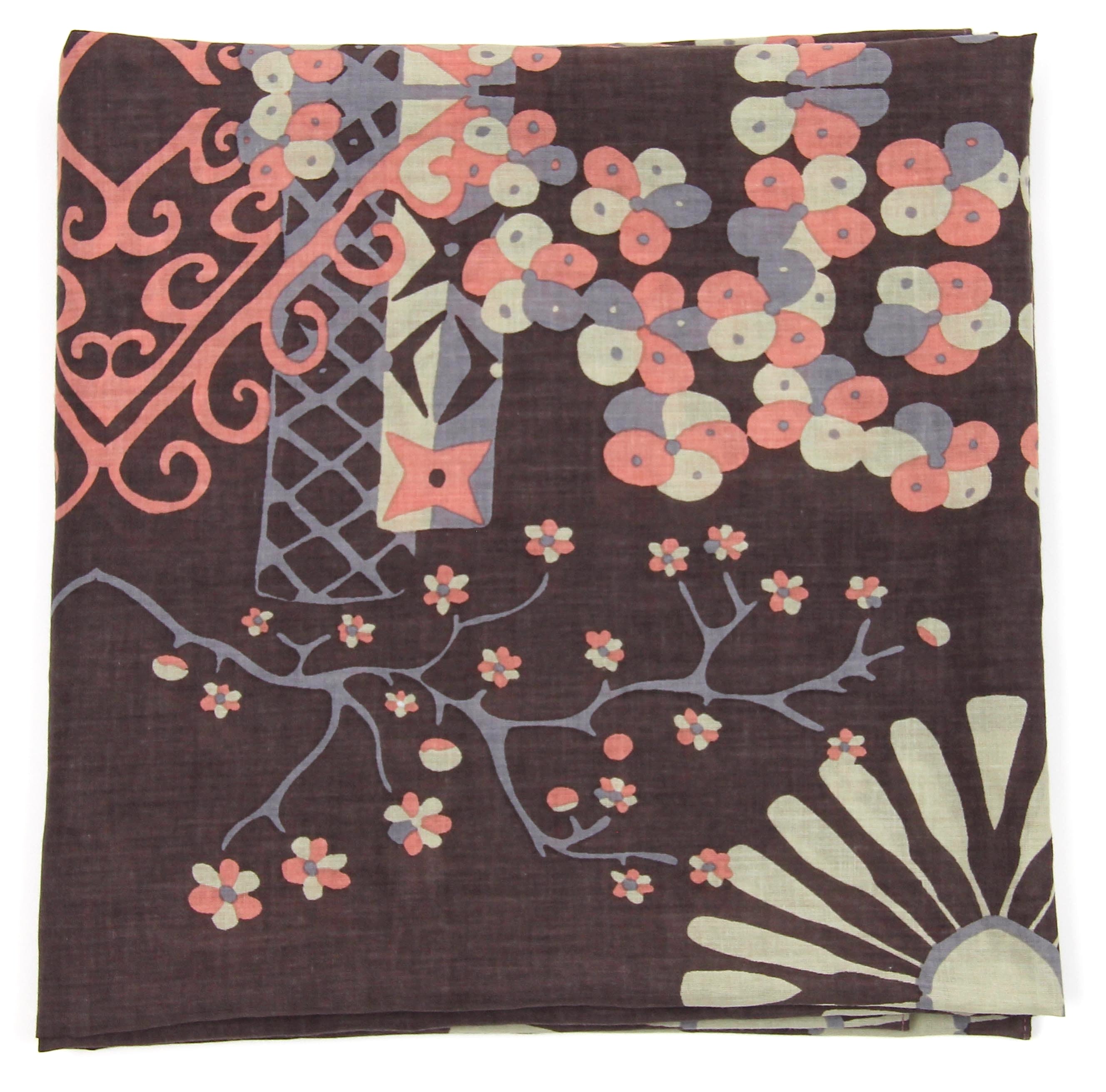 Bomullskjerf - Mariko - Marron - Linneas Hage