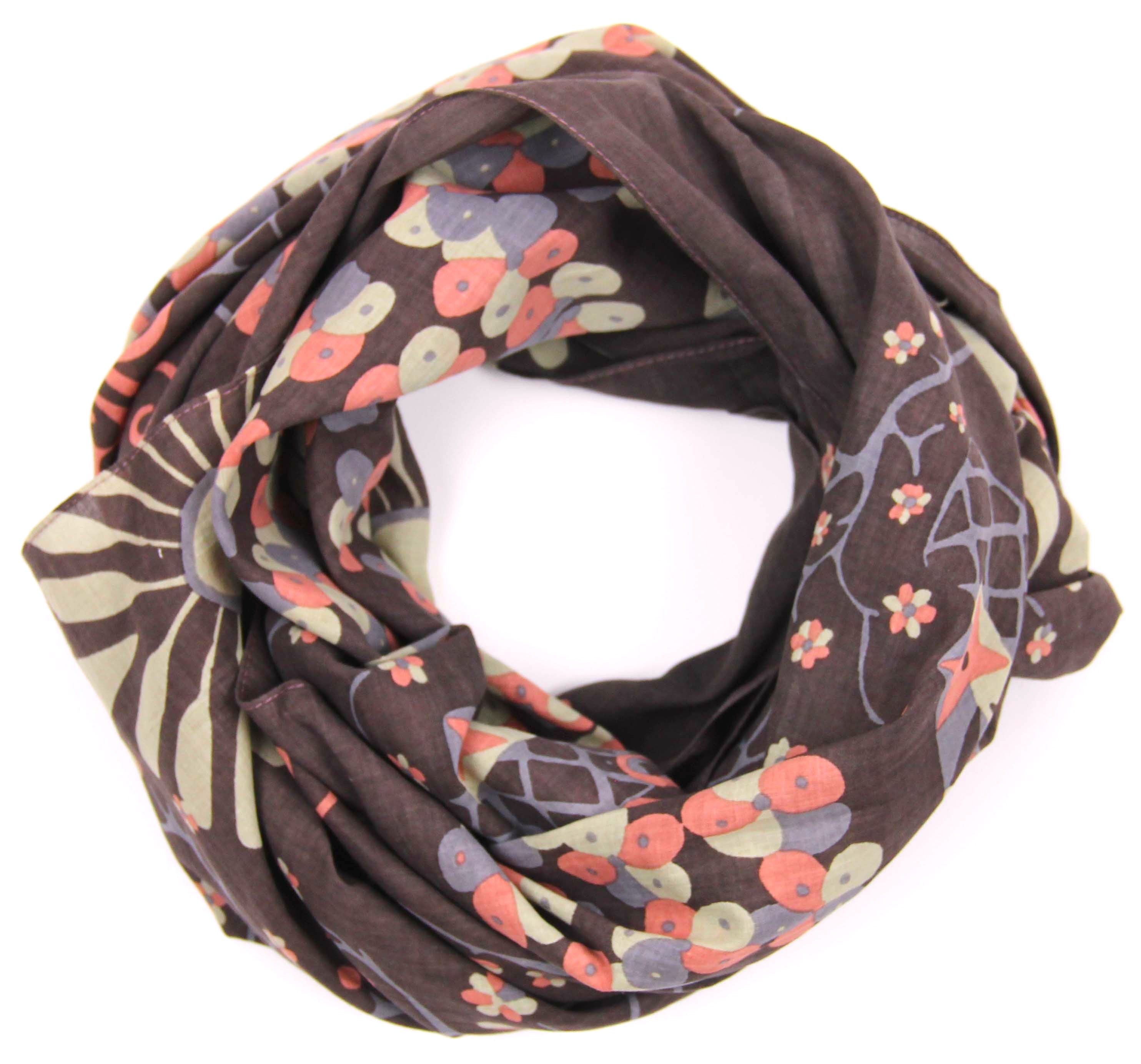 Bomullskjerf - Mariko - Marron - Linneas Hage