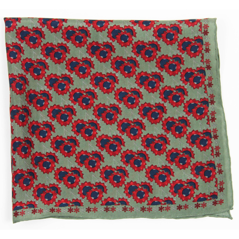 Mini silkeskjerf - Tournesol - Kaki