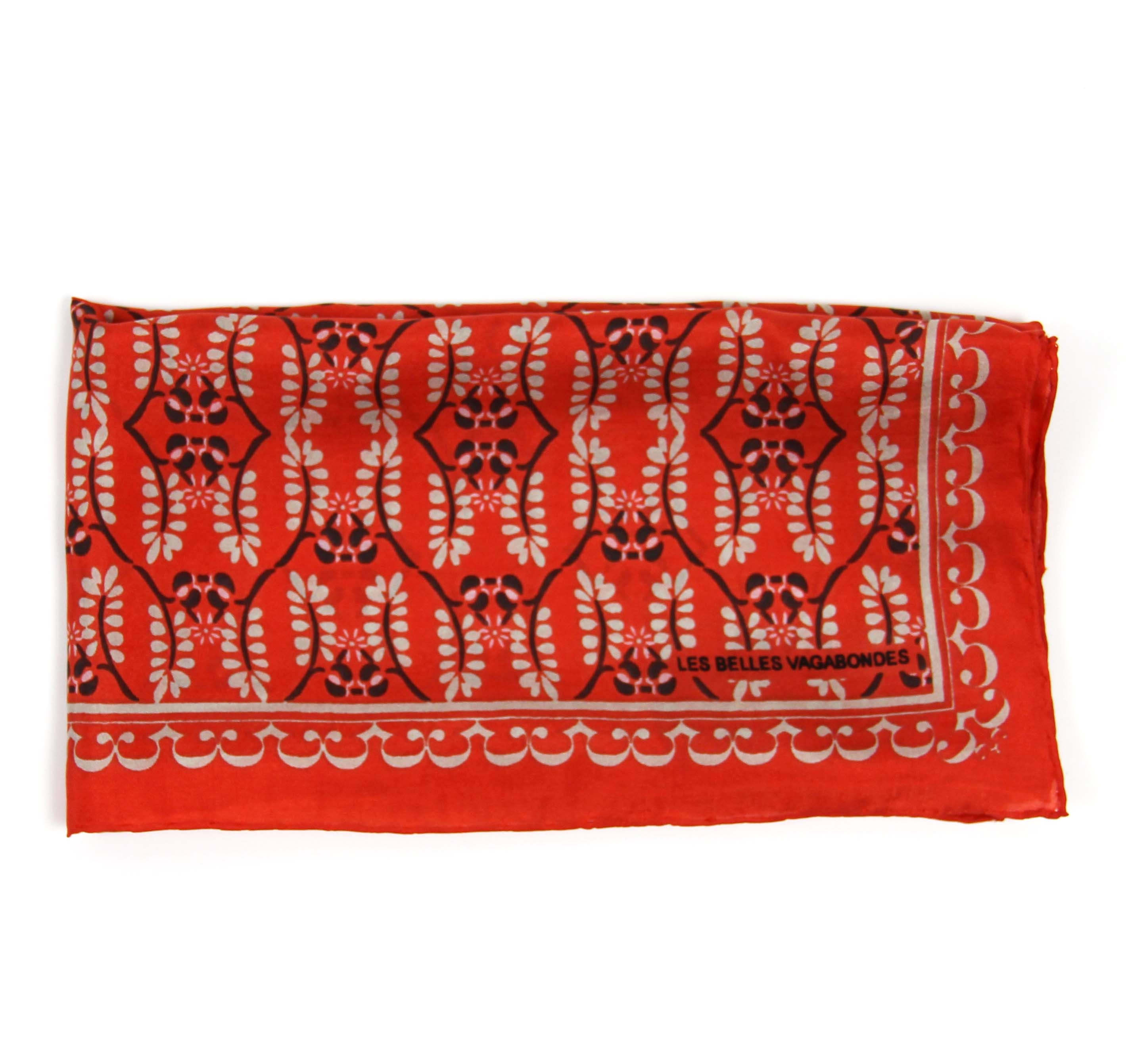 Mini silkeskjerf - Albertine - Orange