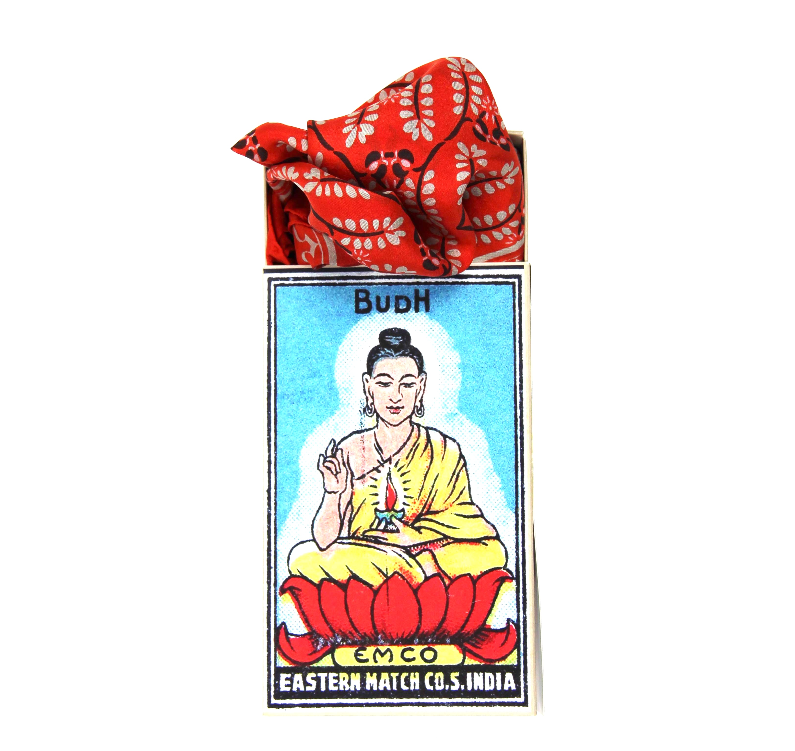 Mini silkeskjerf - Albertine - Orange