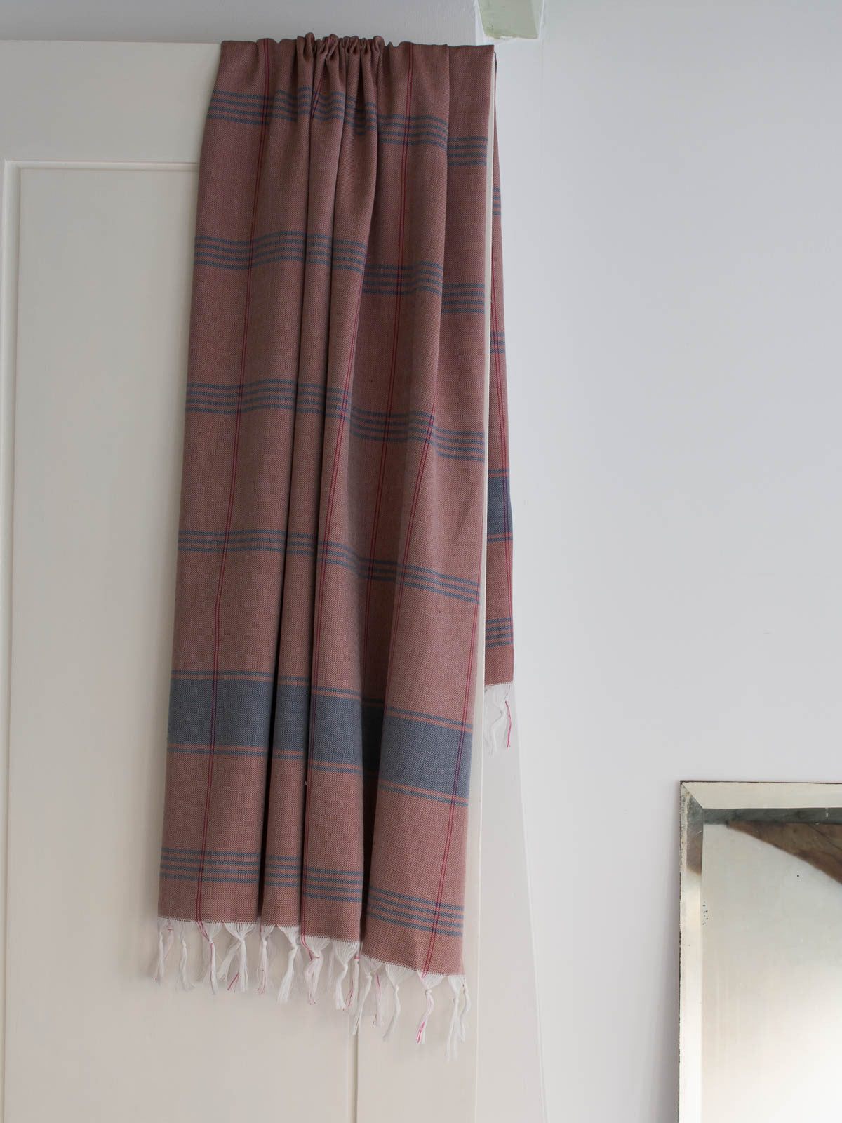 Hammamhåndkle L - Chocolate / Dark Blue