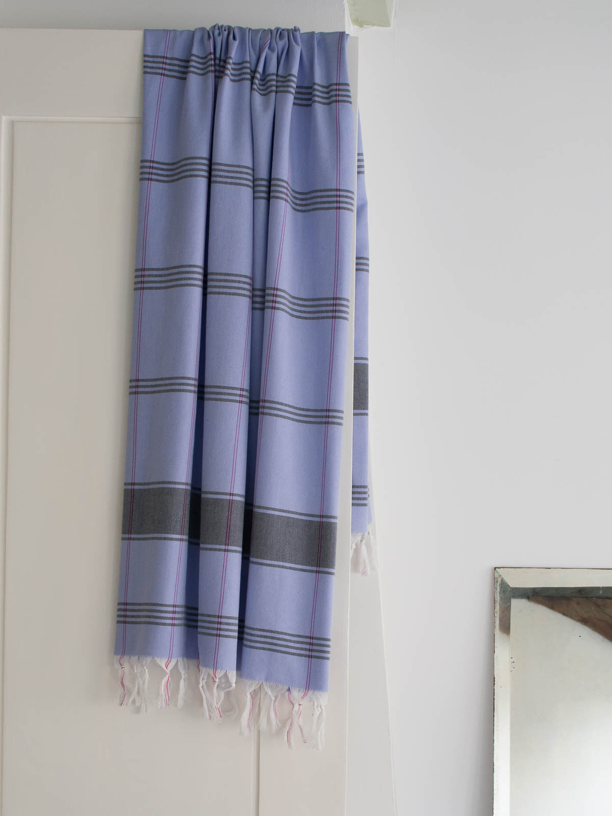 Hammamhåndkle L - Lavender/Dark Blue
