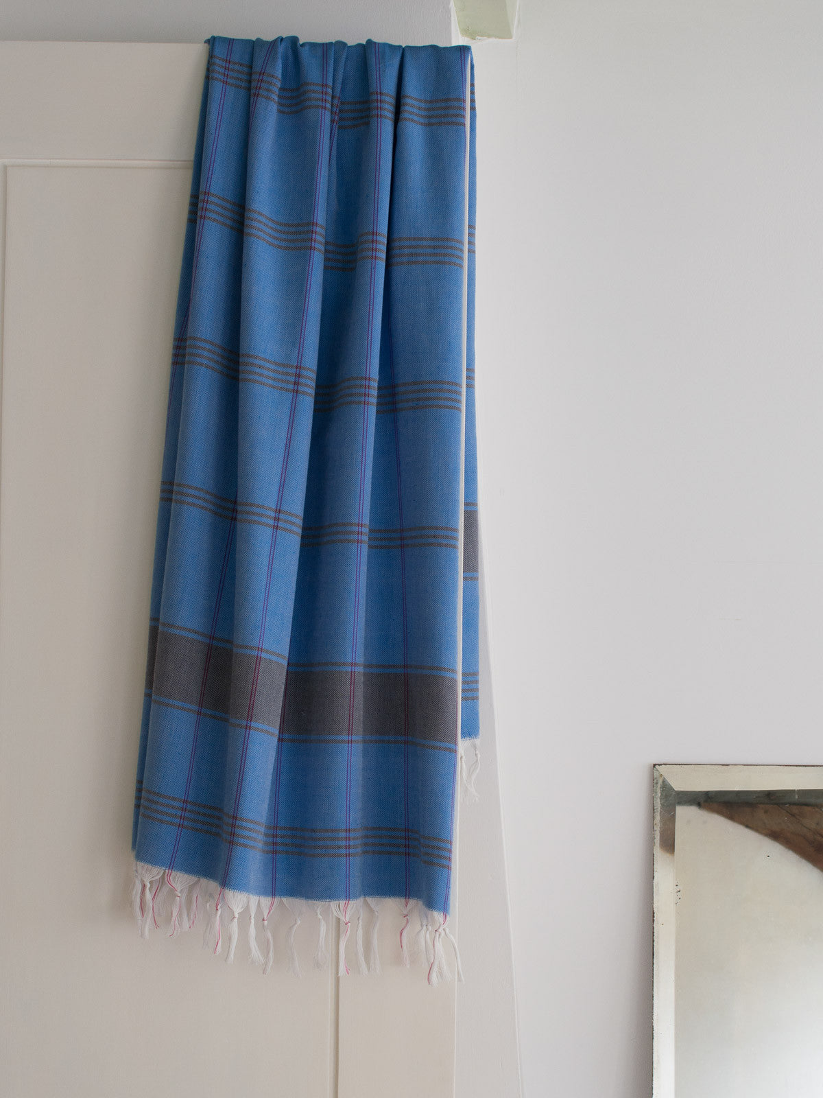 Hammamhåndkle L - Mediterranean Blue/Dark Blue