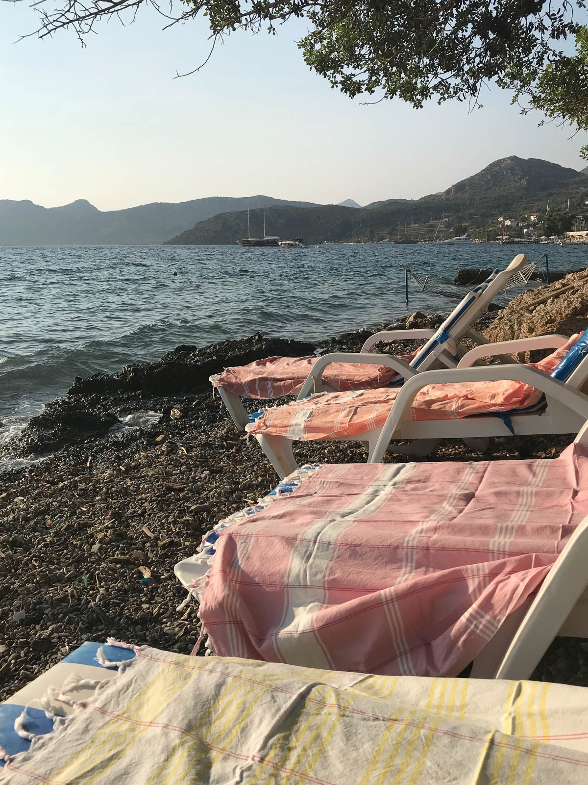Hammamhåndkle L - Powder Pink/ White