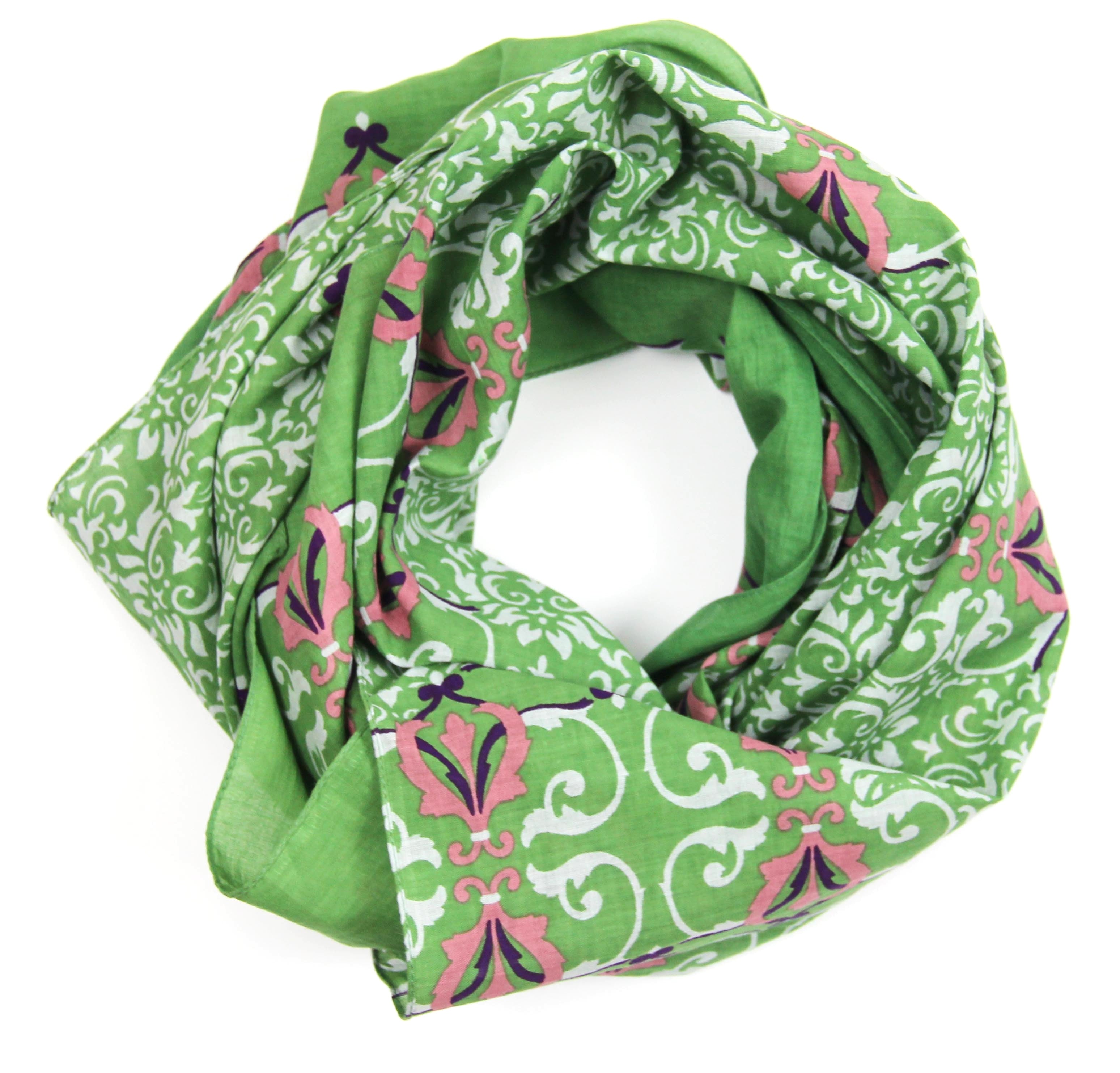 Bomullskjerf - Palazzo Pitti - Kaki - Linneas Hage