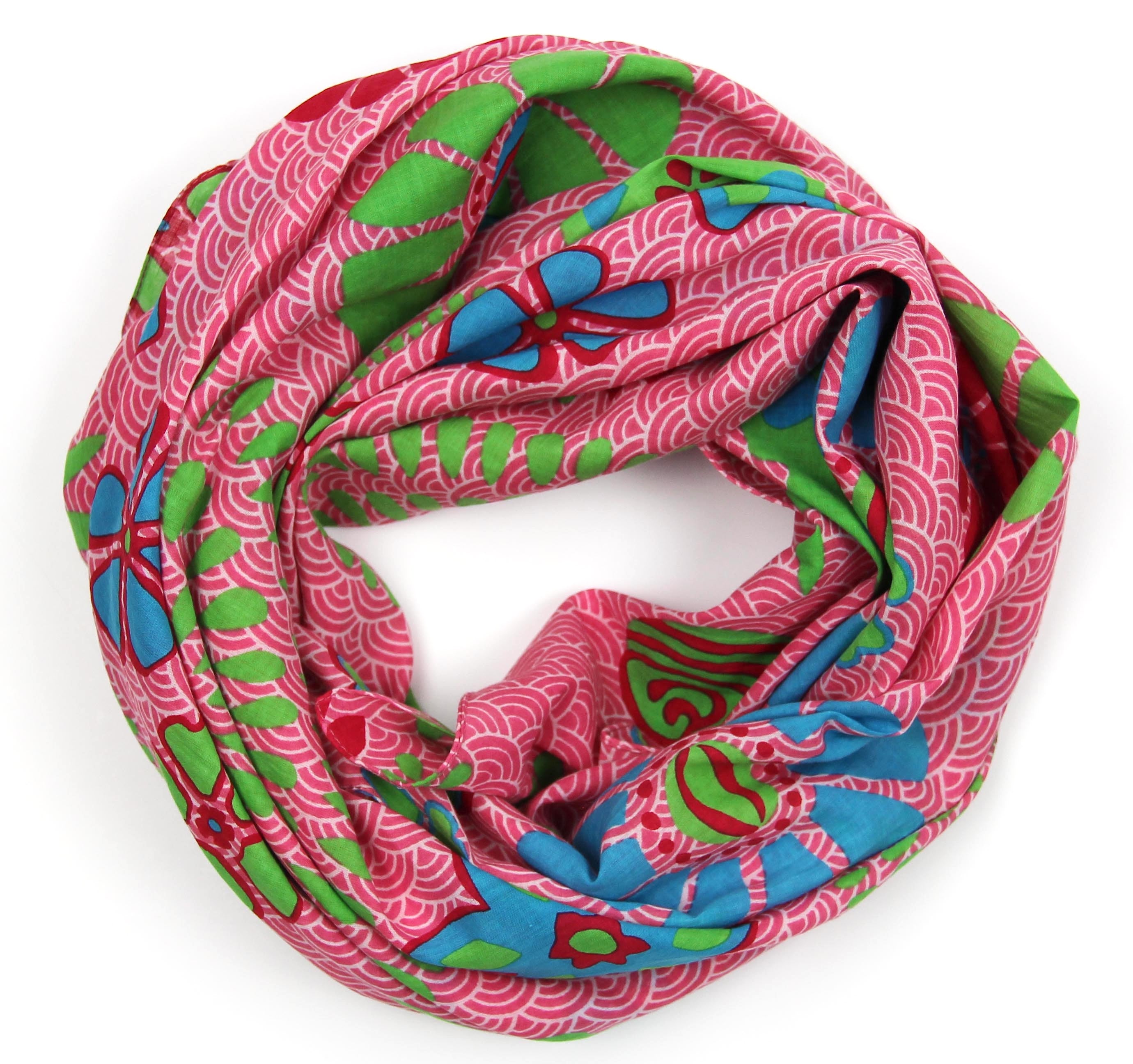 Bomullskjerf - Seigahia - Rose - Linneas Hage